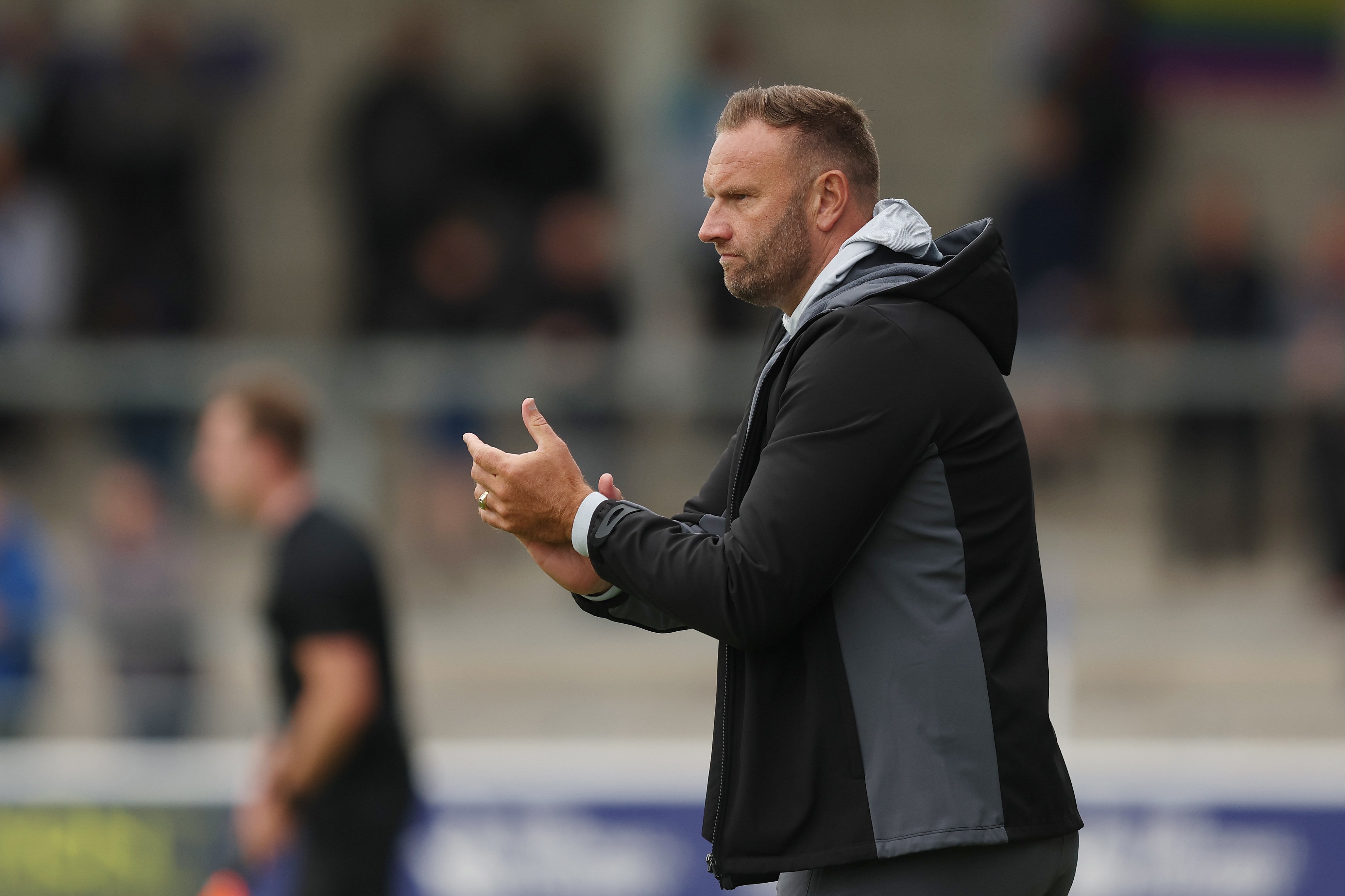 Ian Evatt touchline friendly