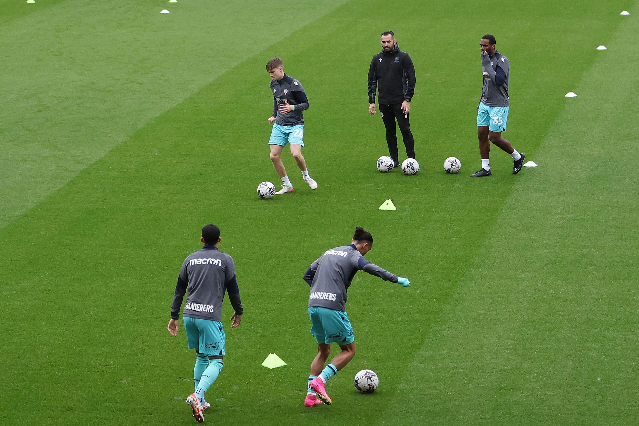 Port Vale warm-up