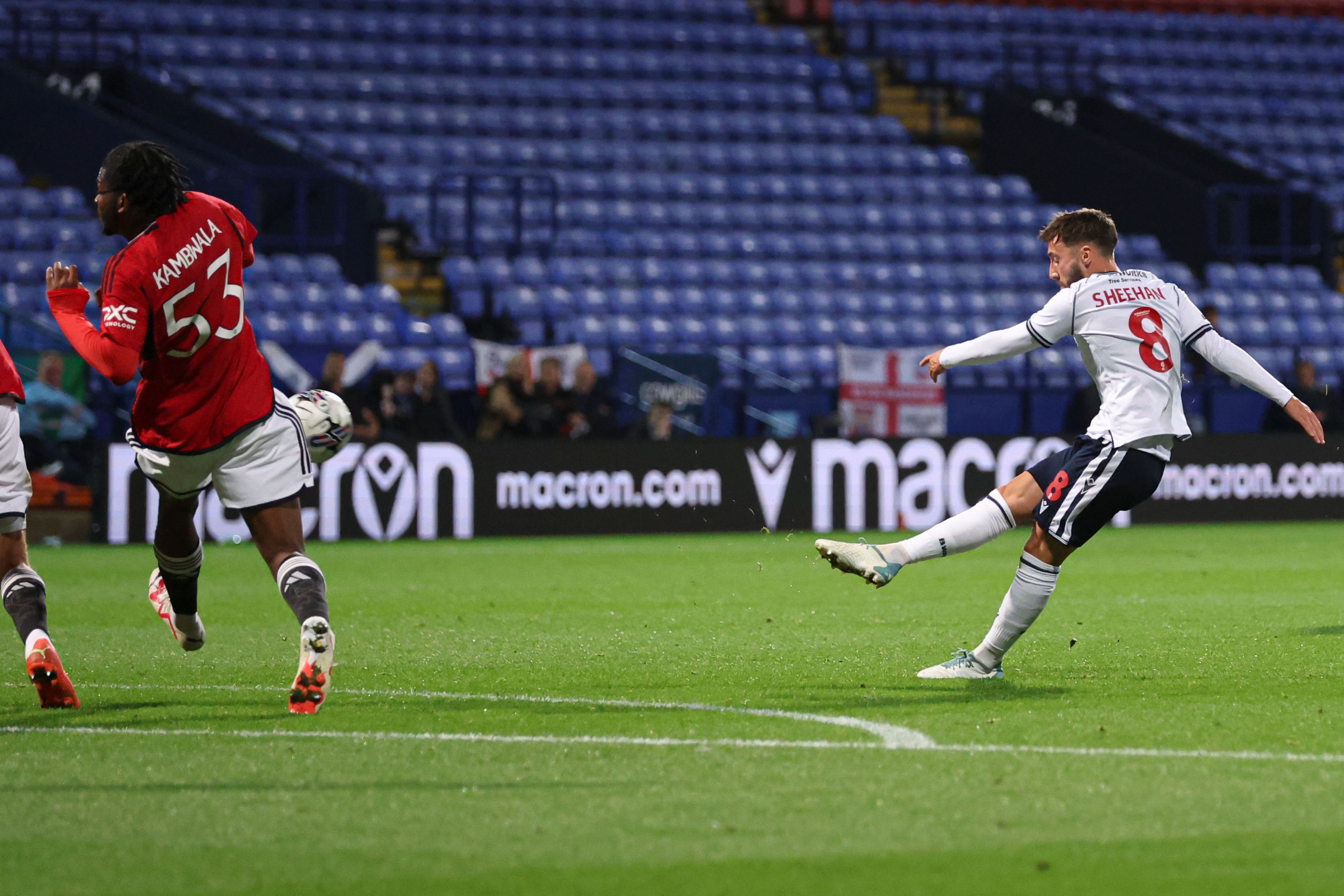 Sheehan second goal Man Utd