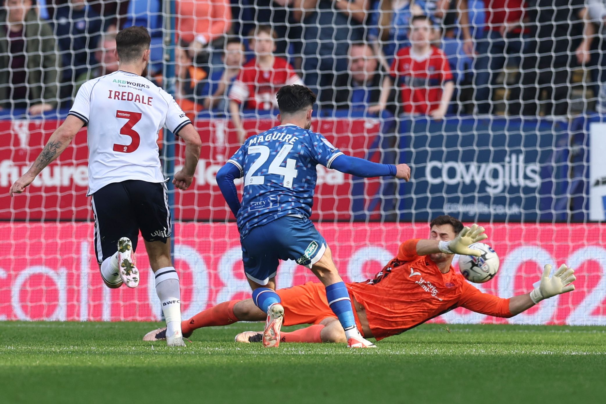 Baxter save Maguire