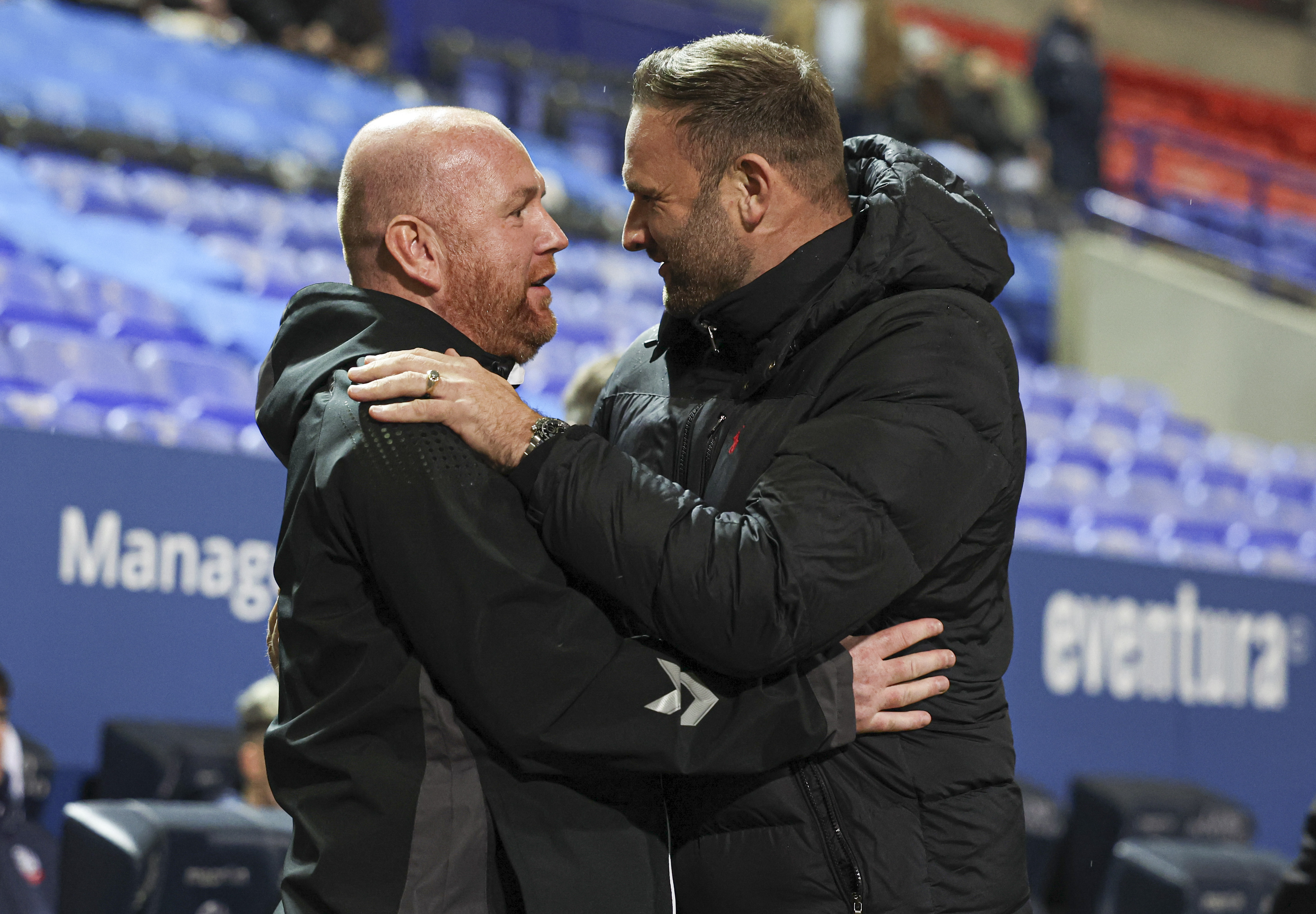 Stephen Crainey Ian Evatt touchline