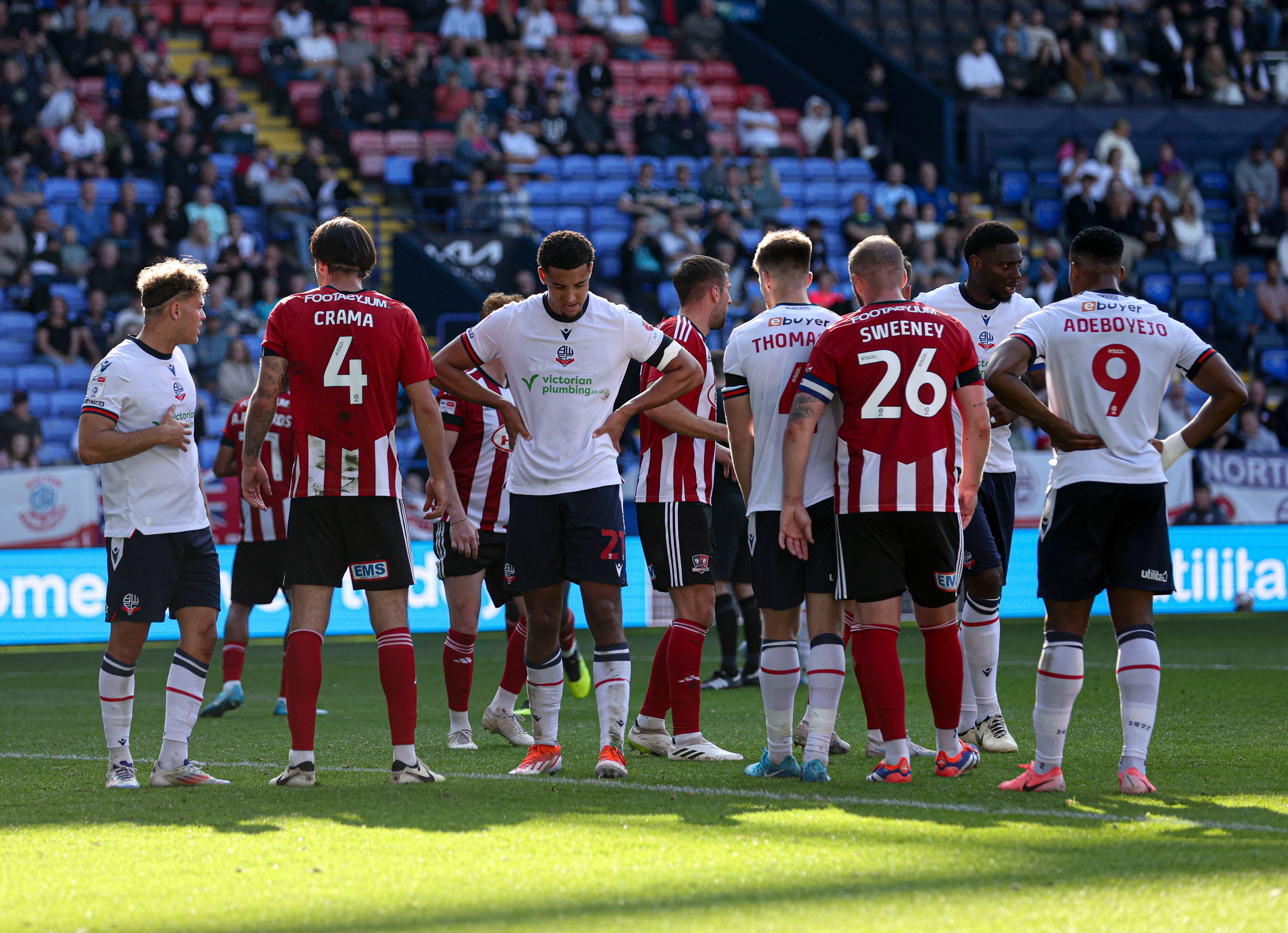 Chris Forino dejected Exeter