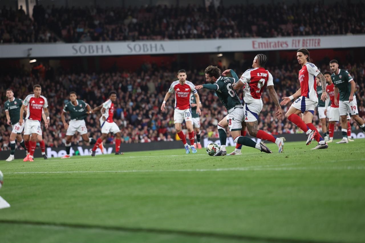 Josh Sheehan penalty appeal Arsenal