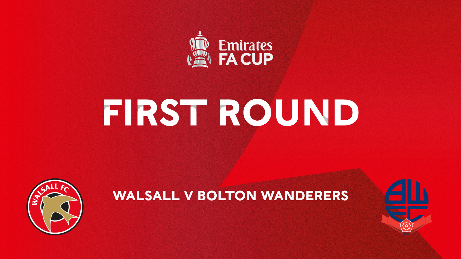 Walsall cup draw graphic