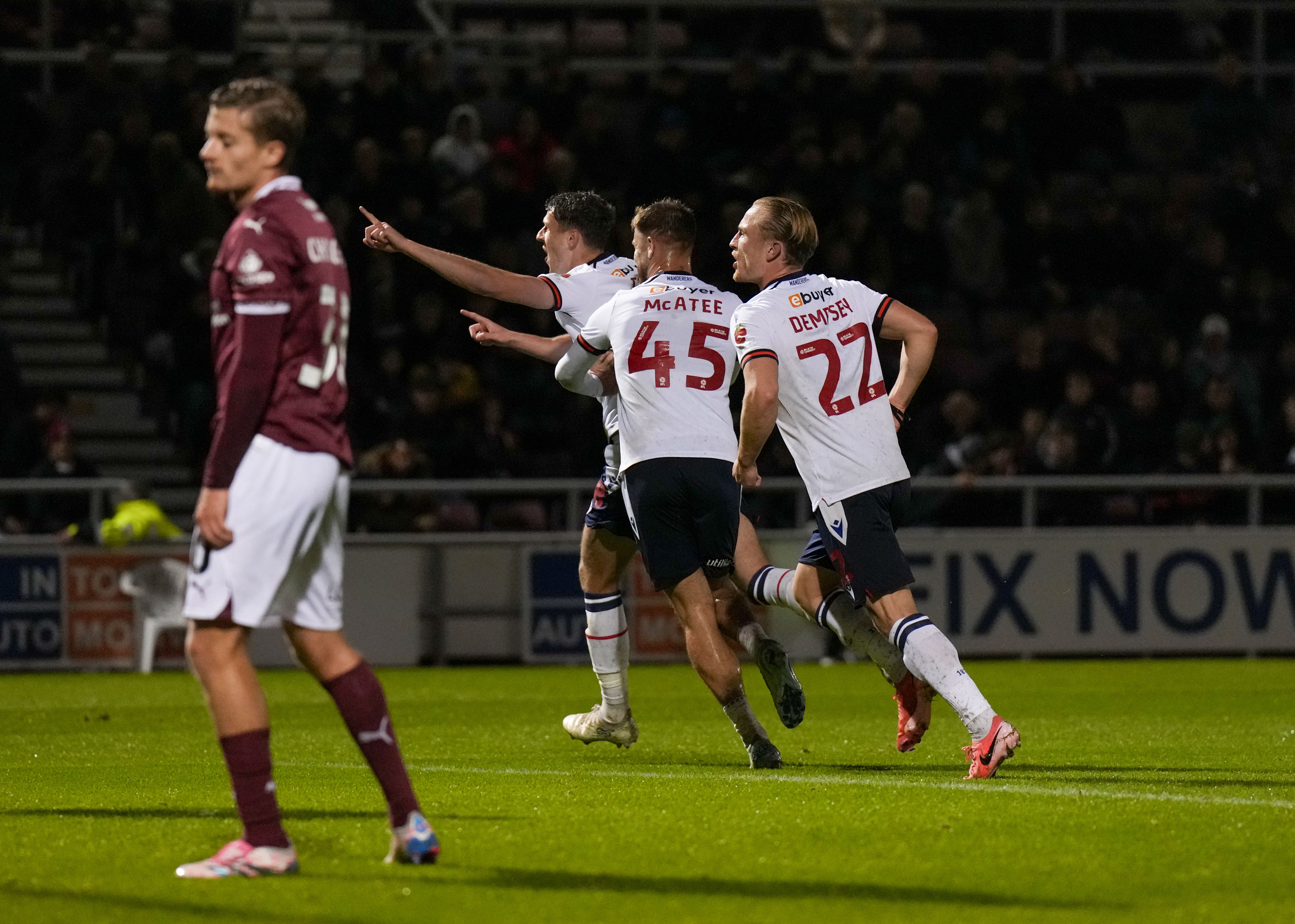 Eoin Toal celebration Northampton