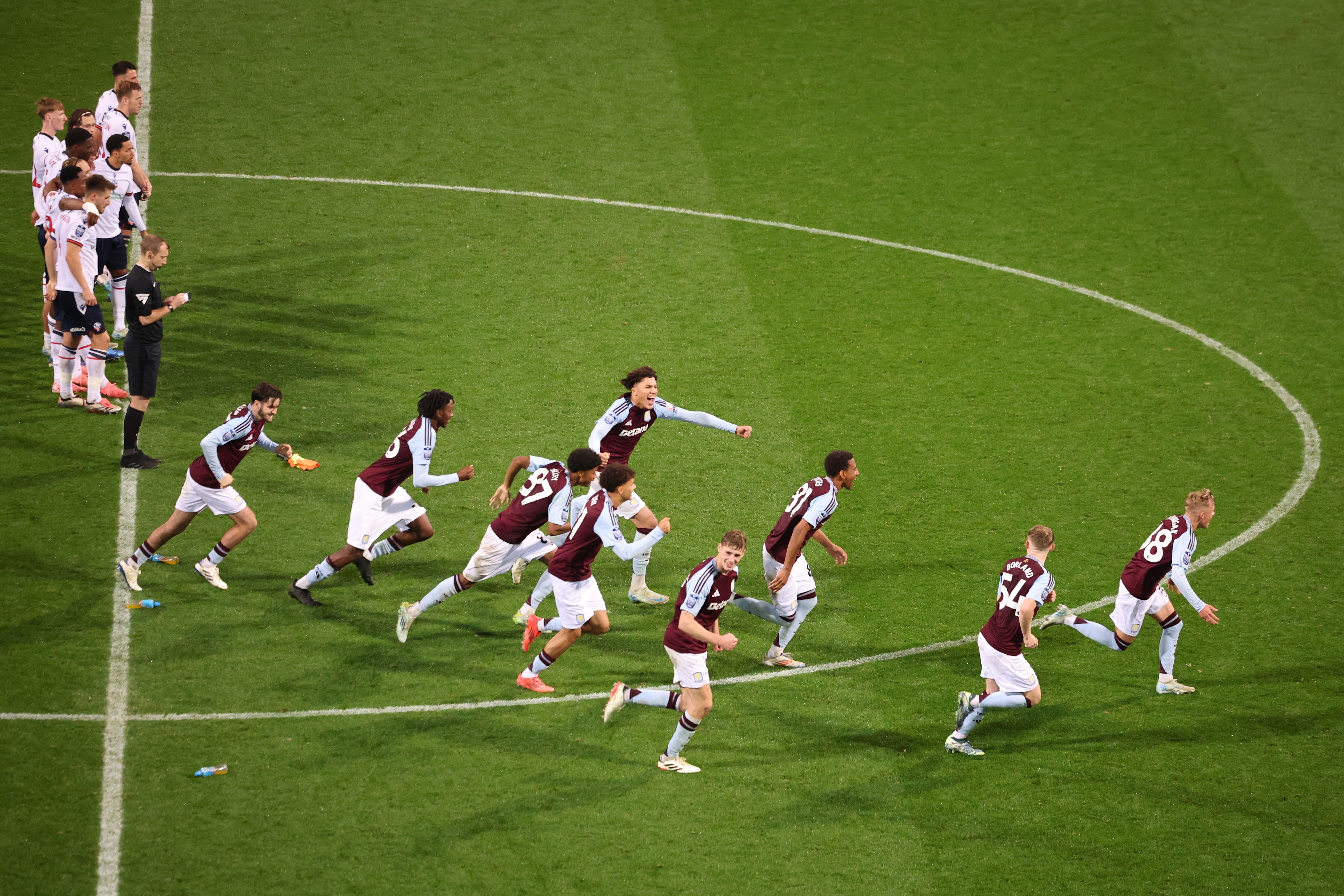 Villa win penalty shoot-out