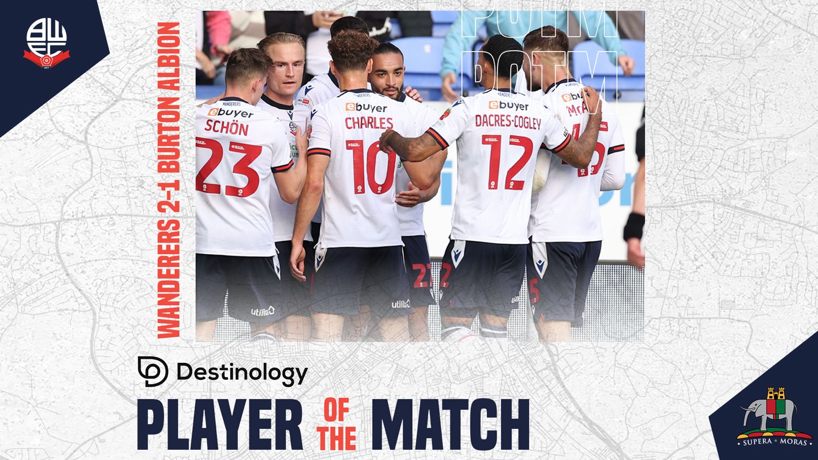 Destinology Player of the Match | Shrewsbury Town (H)