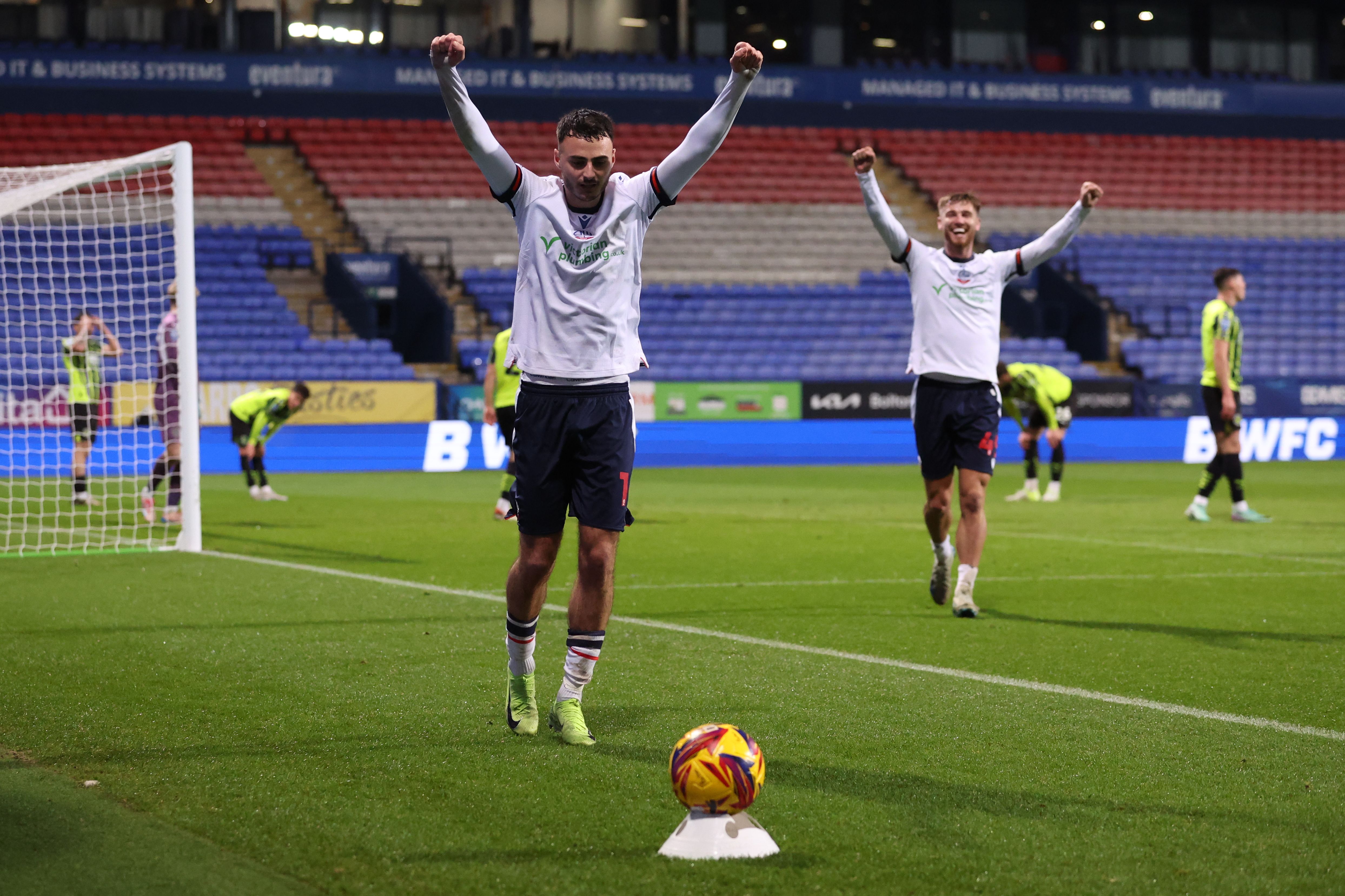 Aaron Collins celebration Fleetwood