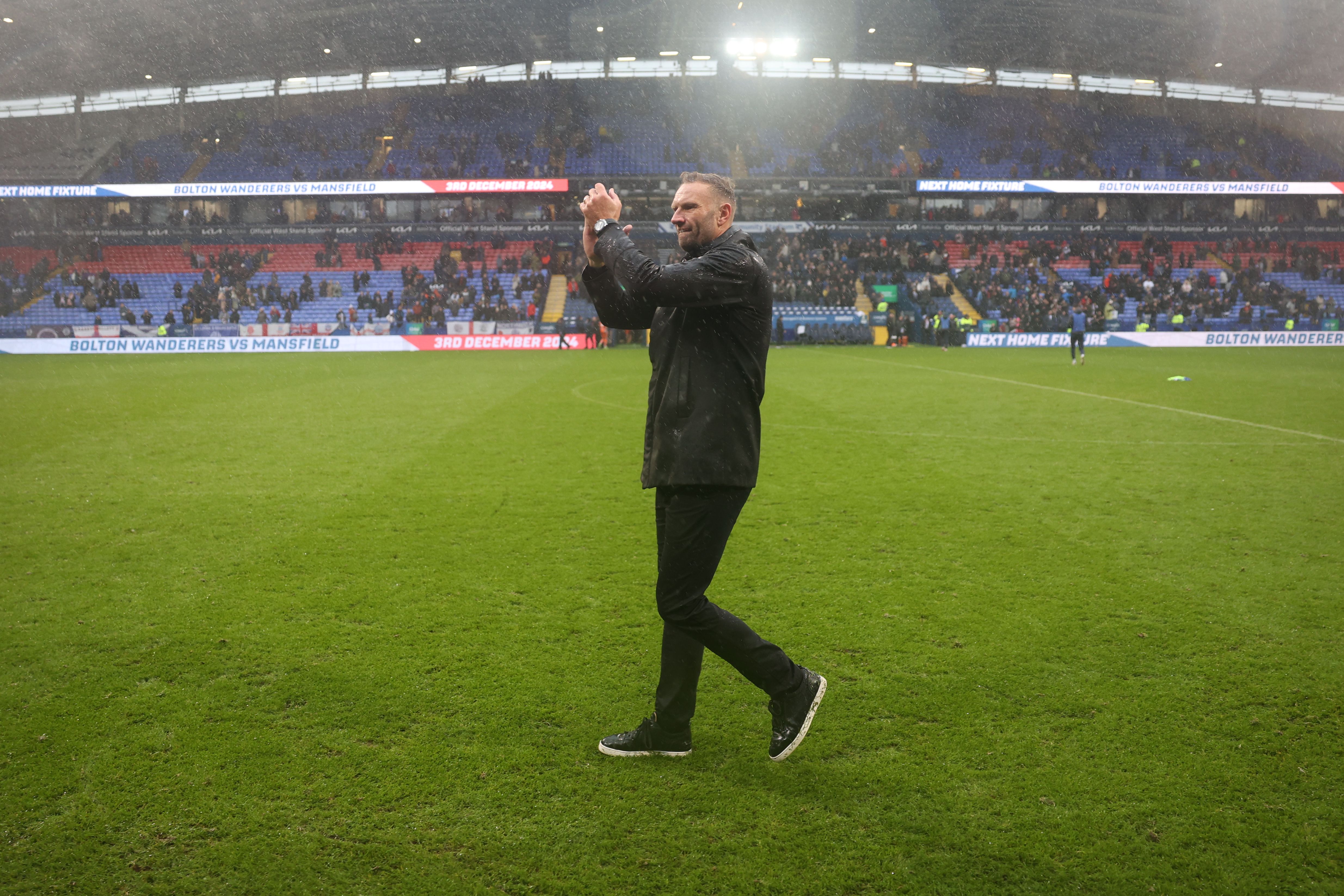 Evatt applause Blackpool