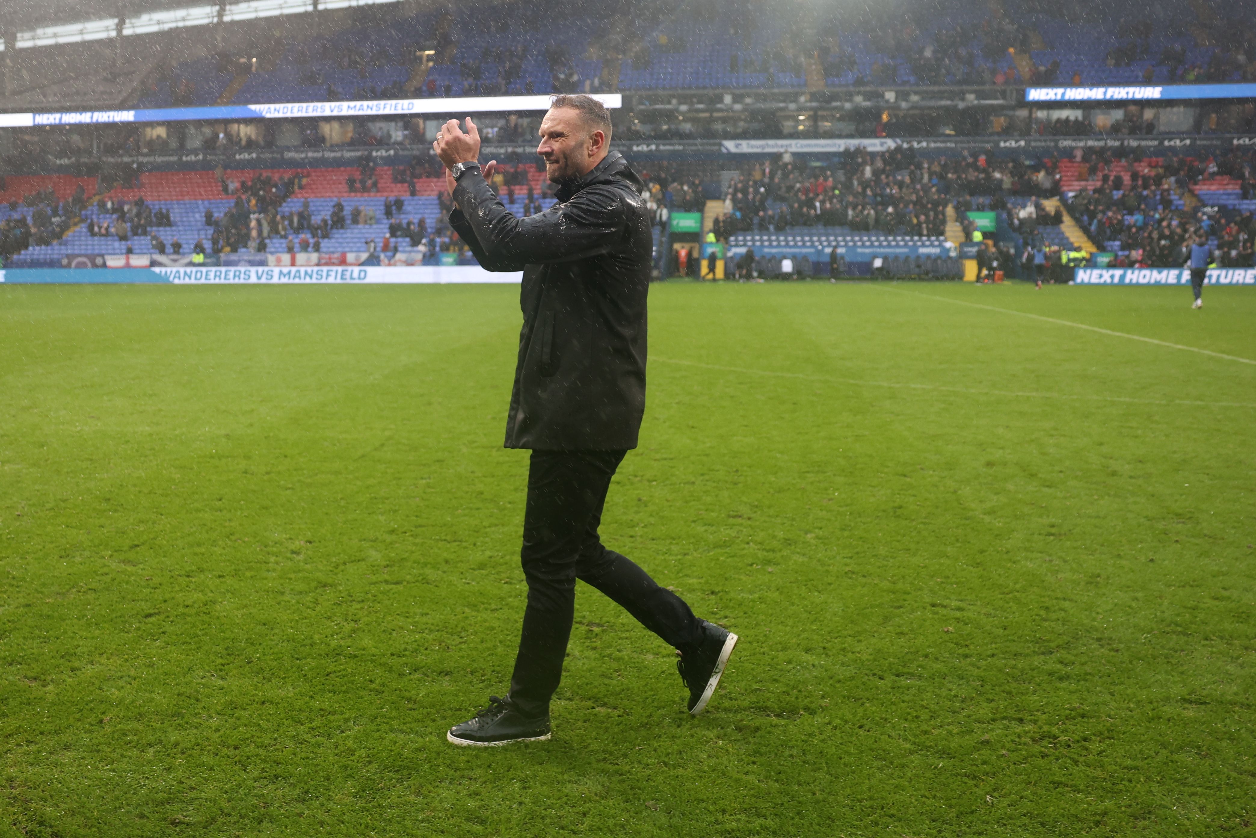 Evatt applause Blackpool win