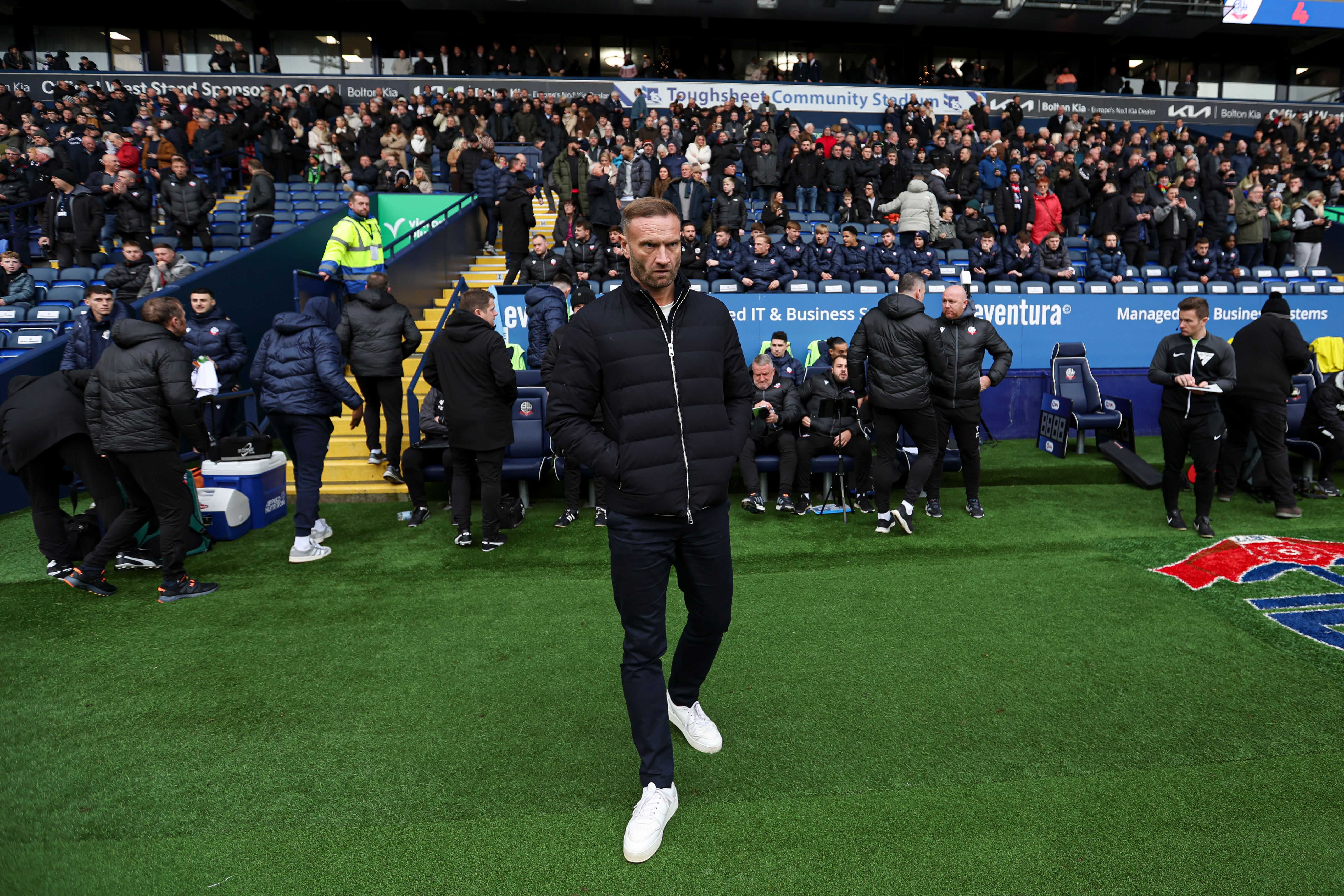 Evatt touchline Wigan