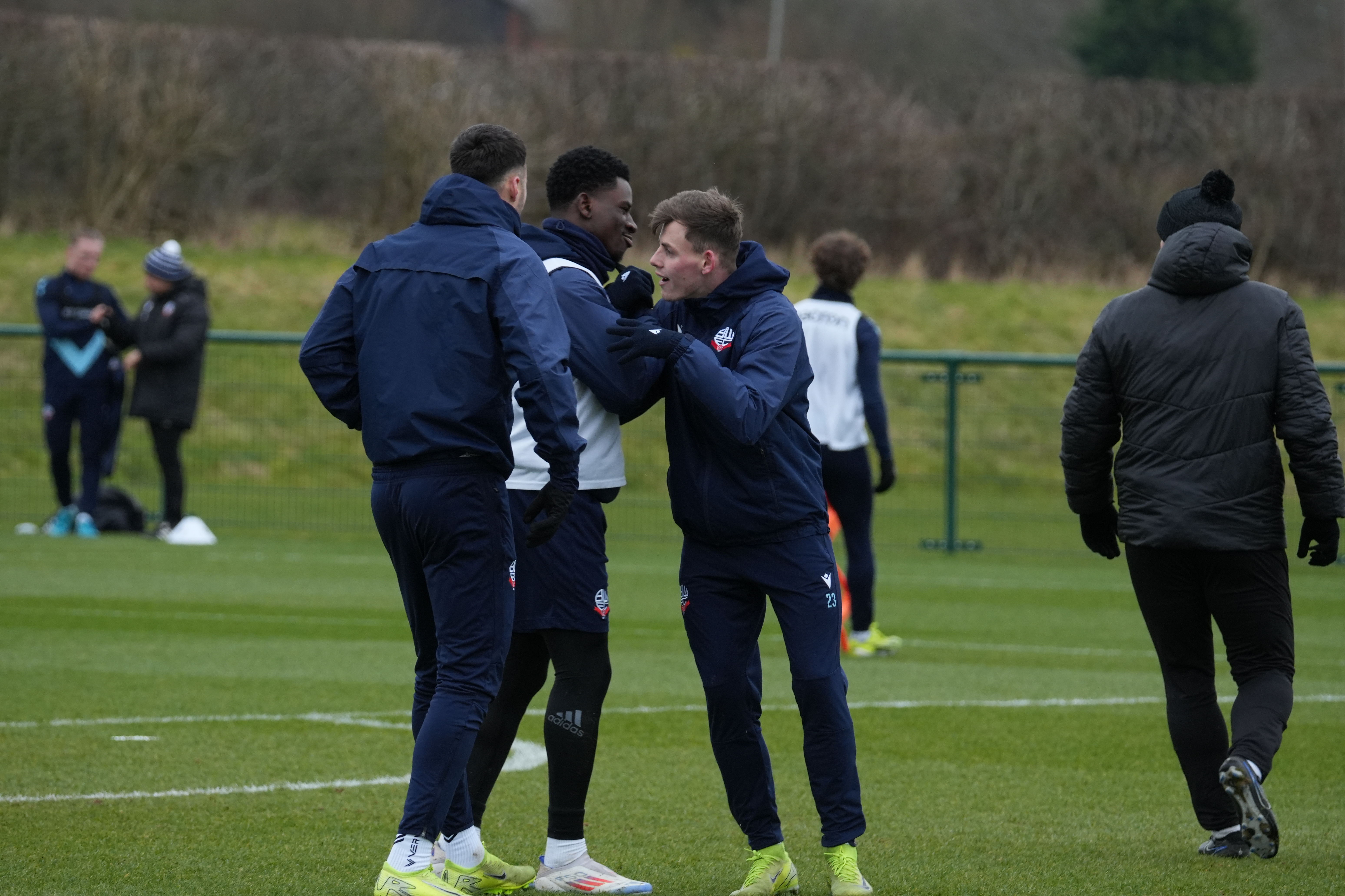 Players fun pre-Shrewsbury