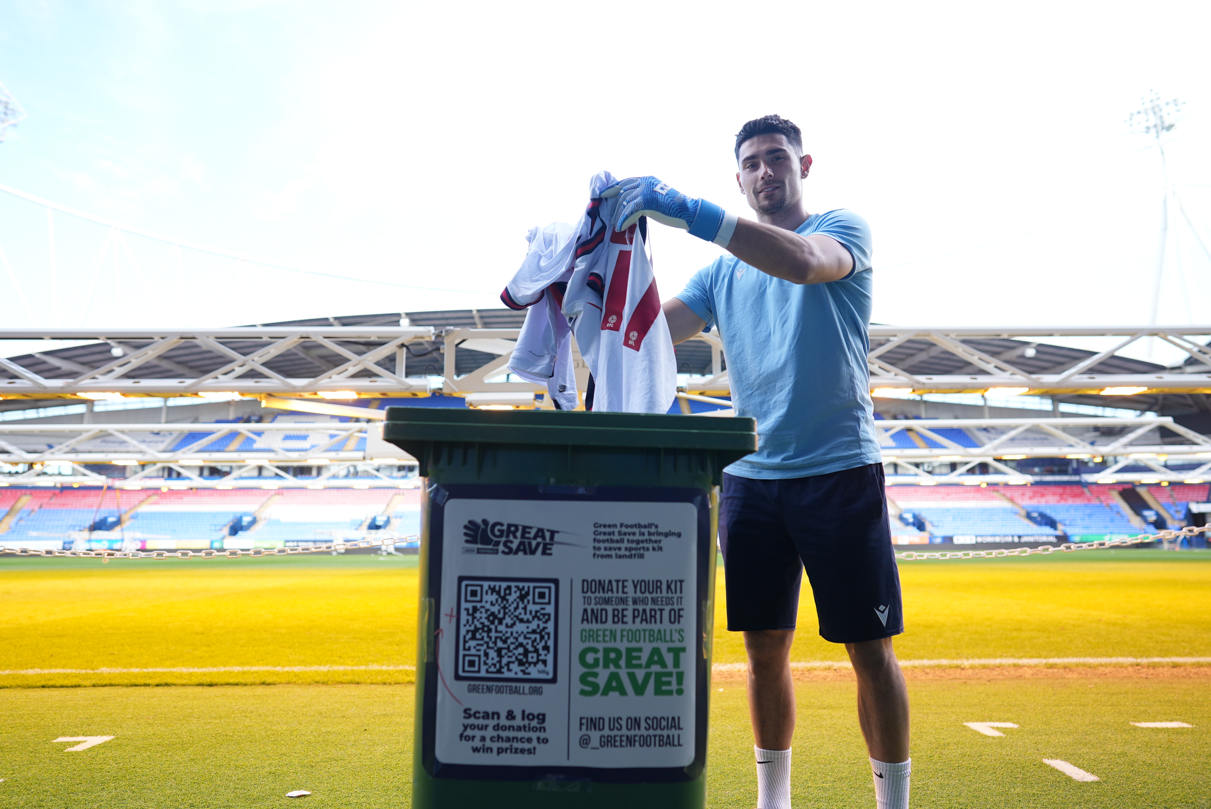 Luke Southwood kit donation
