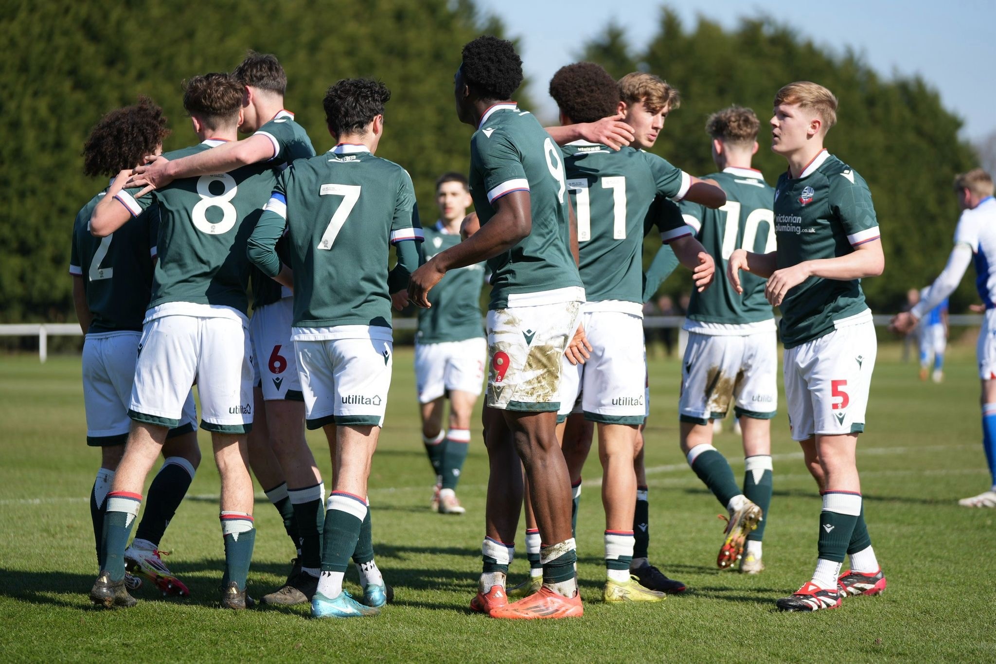 Youth team celebration Blackburn
