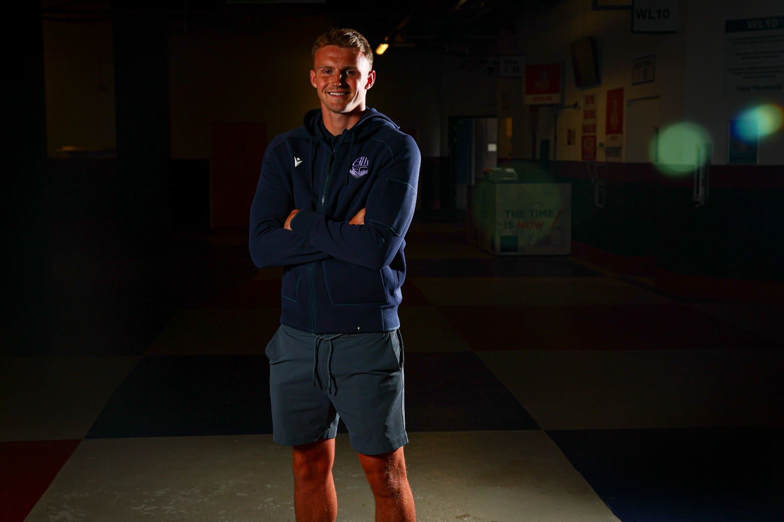 Sam Dalby in the Stadium Concourse