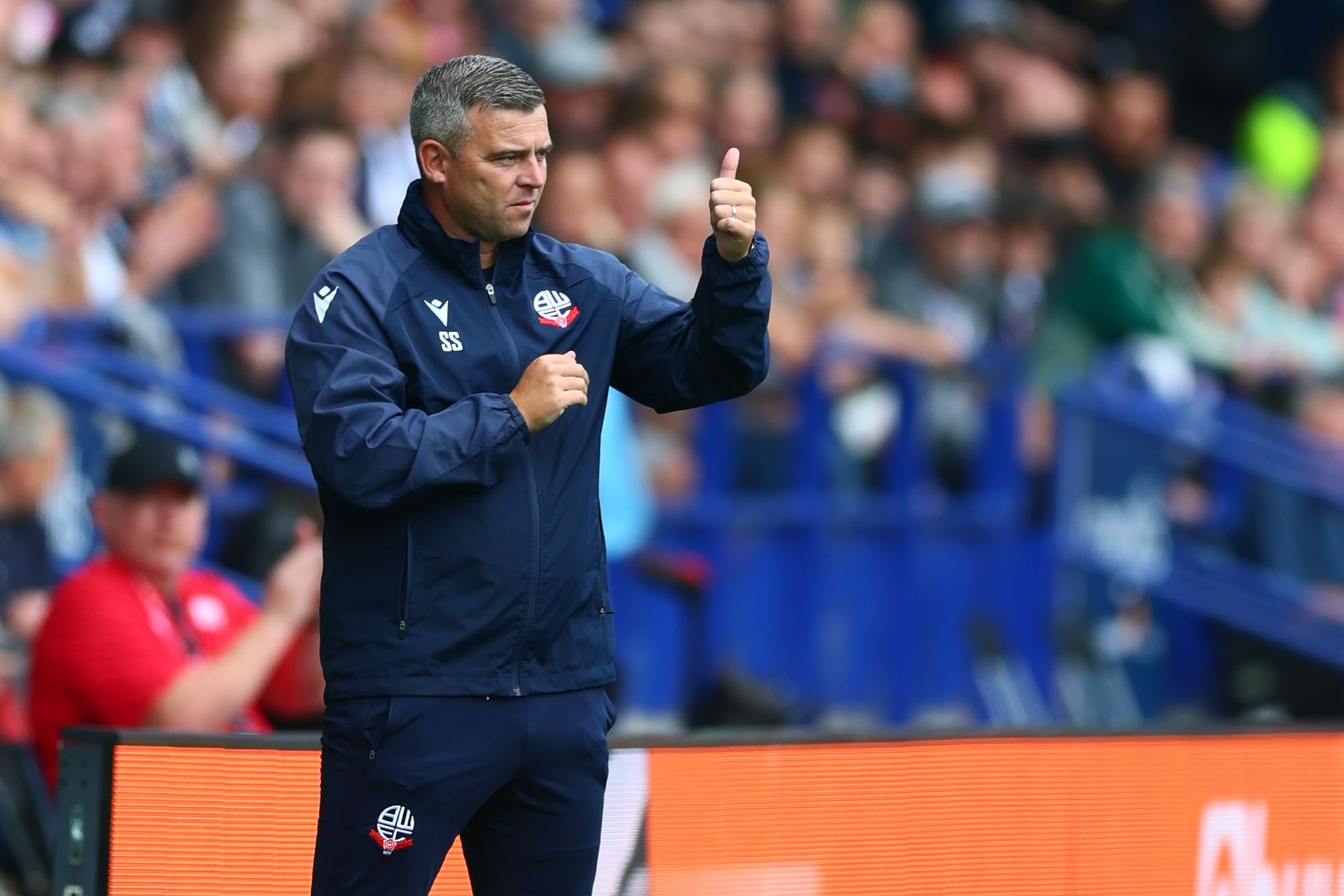 Steven Schumacher thumbs up Preston