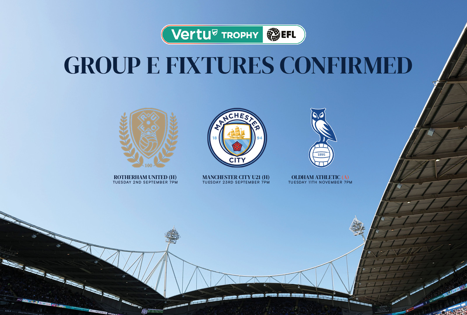 Vertu Trophy group games 2025