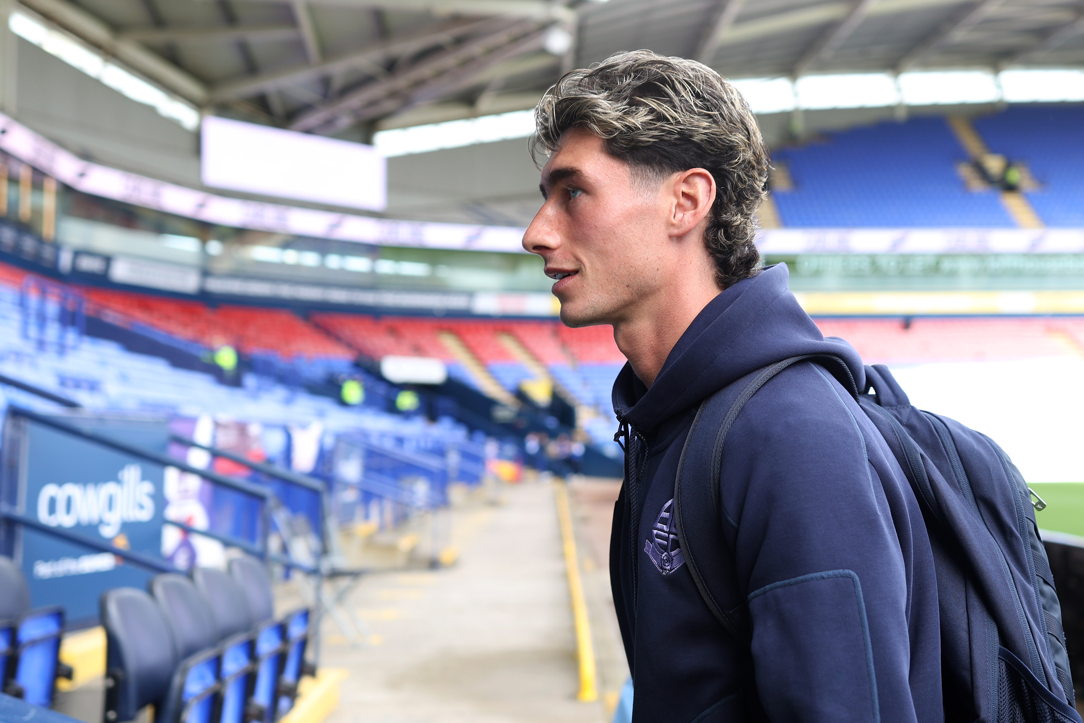 Joel Randall arrival Wimbledon