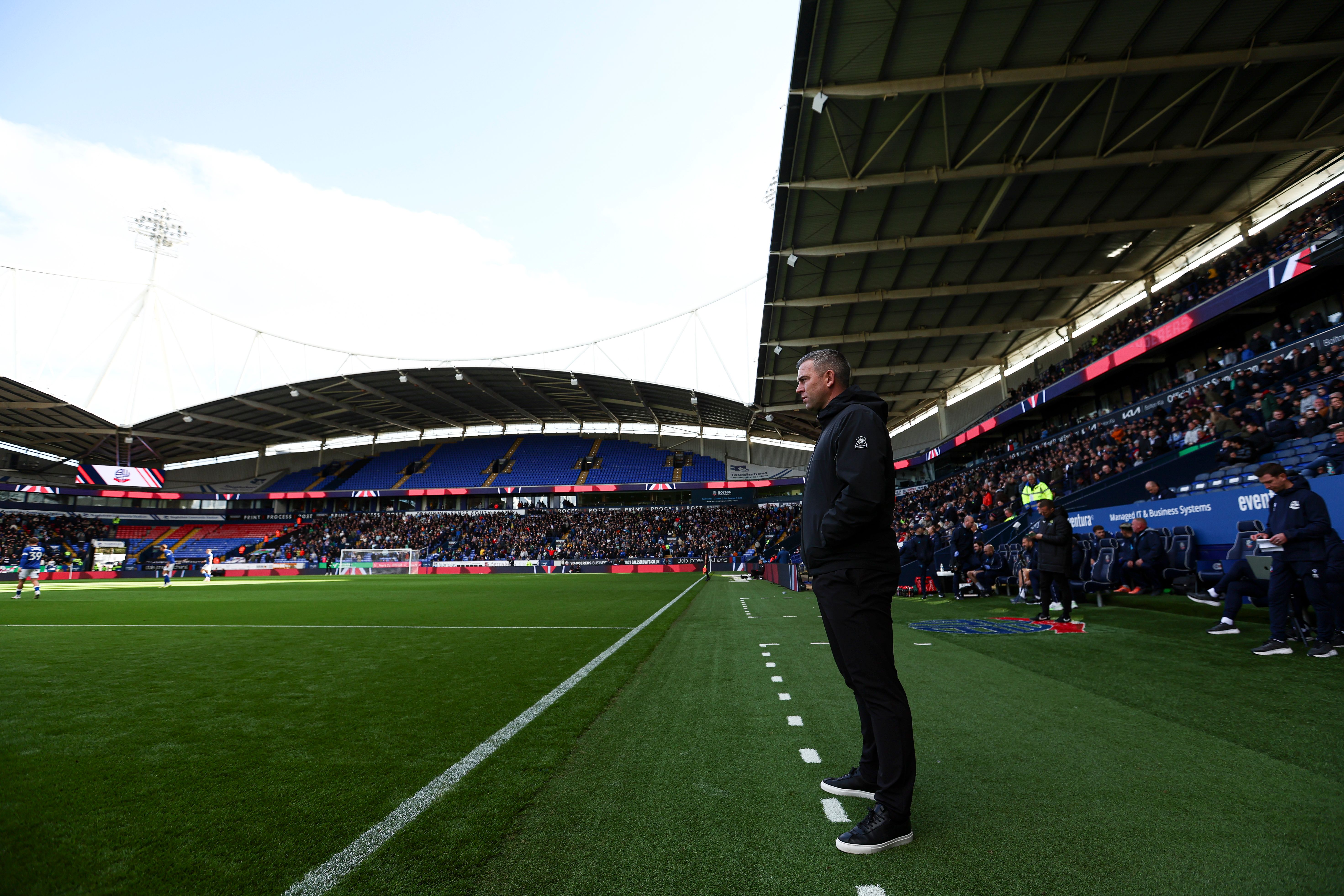 Steven Schumacher touchline 