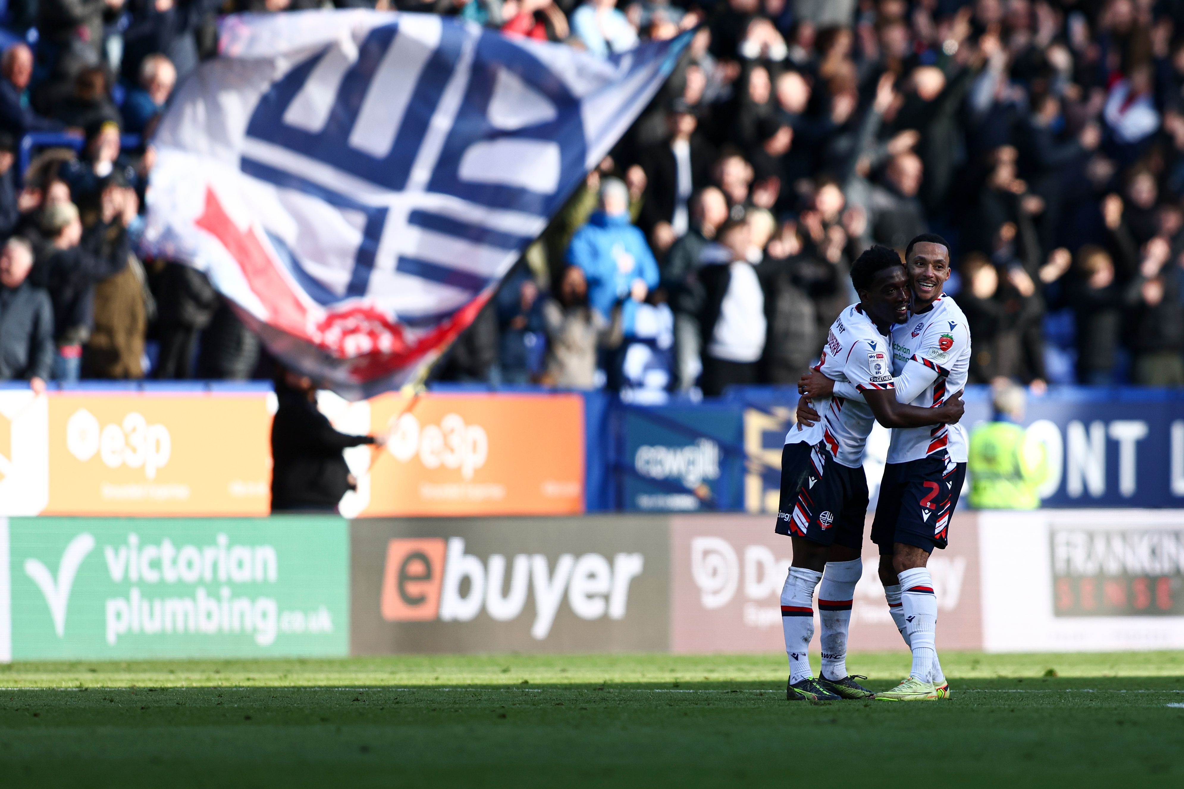 Cozier-Duberry Dacres-Cogley celebration Cardiff