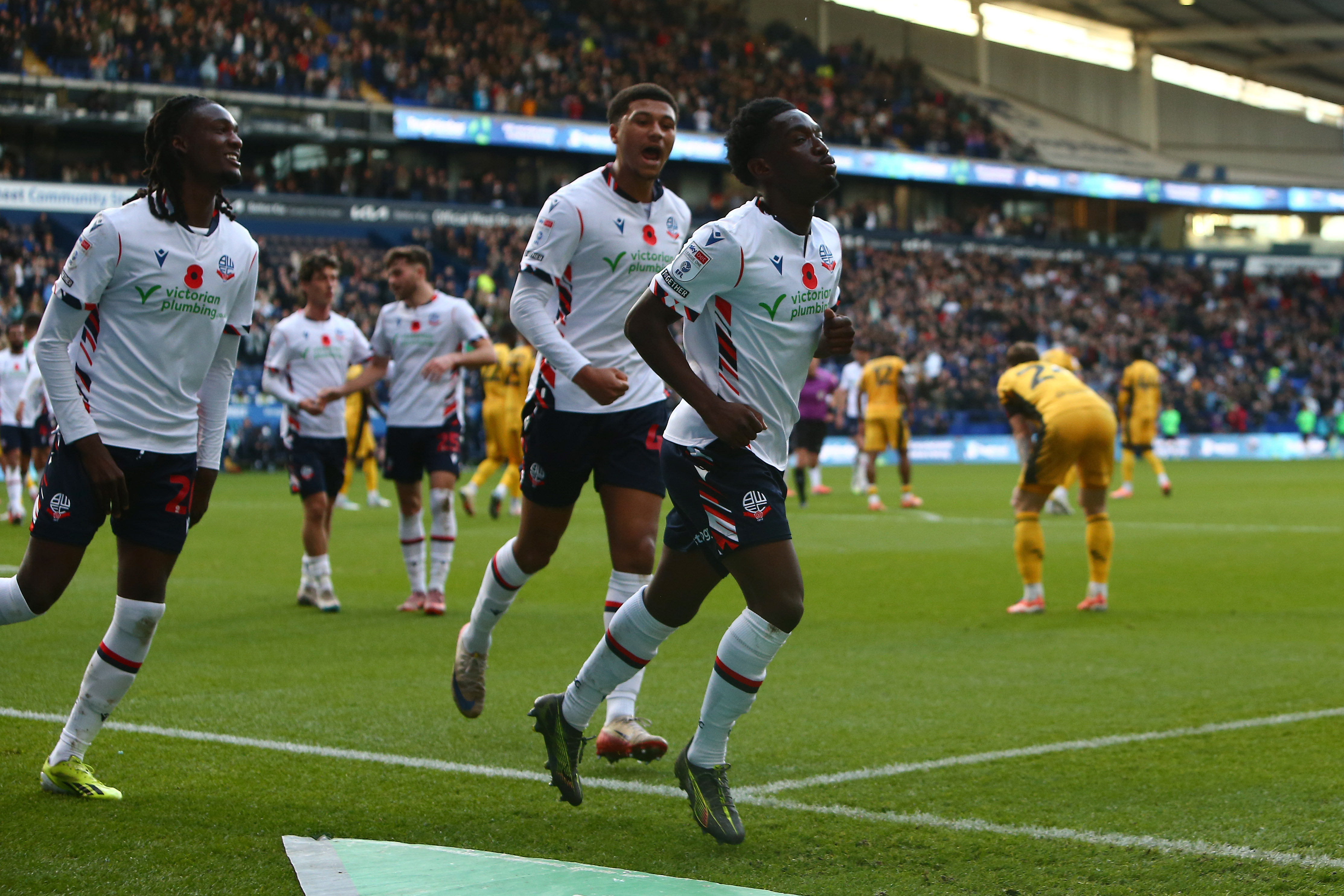 Cozier-Duberry celebration Port Vale