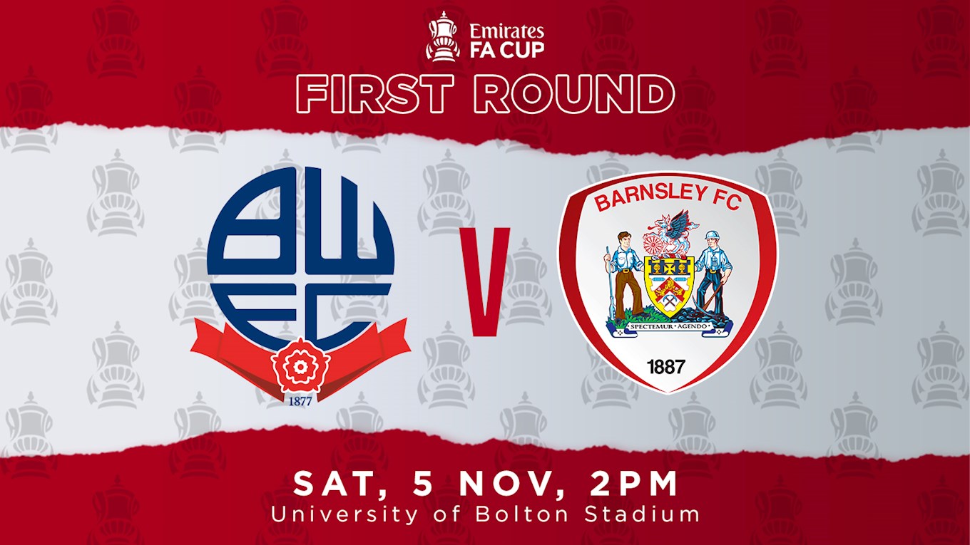 TICKET NEWS Barnsley Cup Tickets Still Available Bolton Wanderers FC