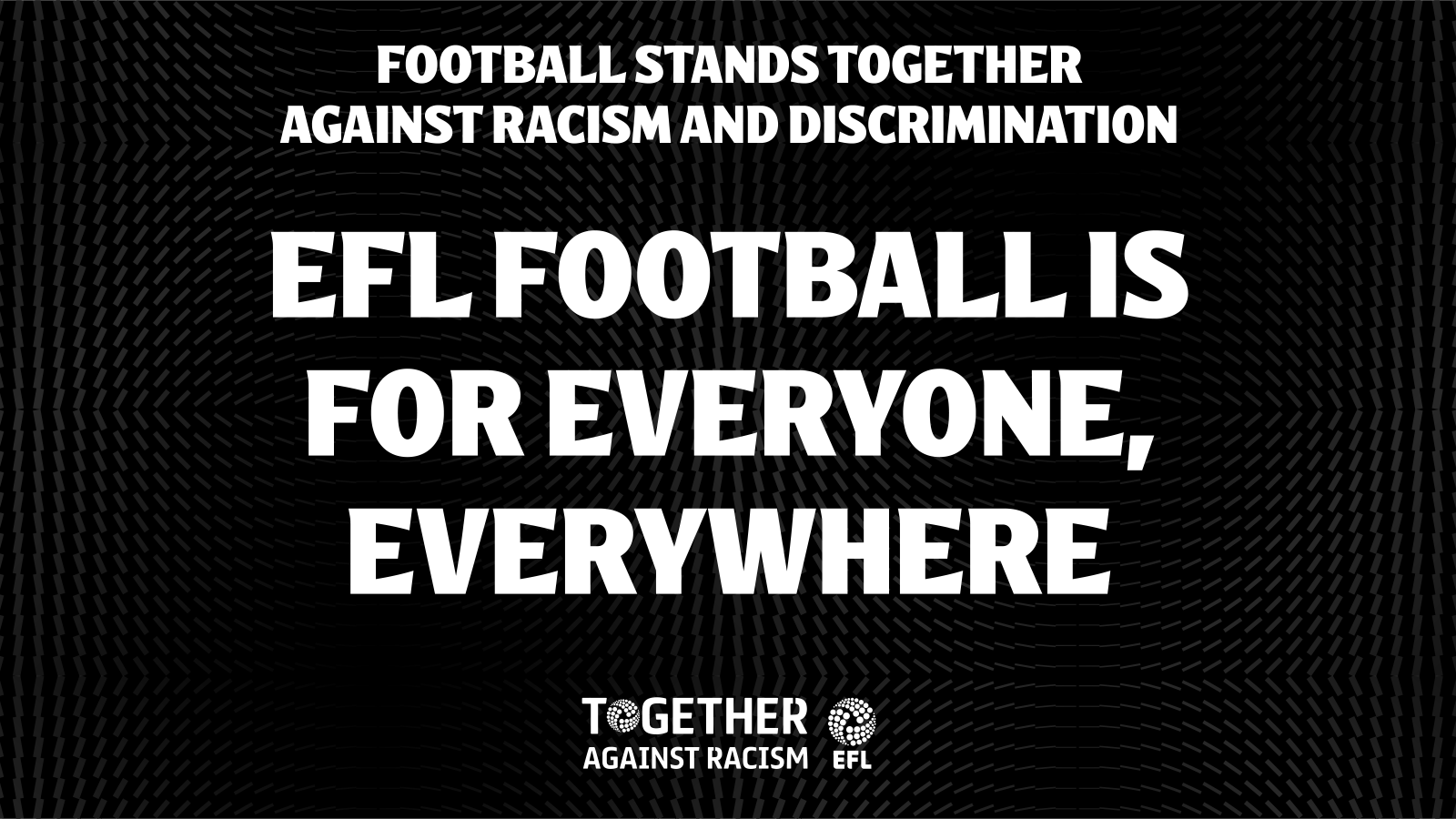 Together Against Racism | One Club, One Community, One Town | Bolton ...