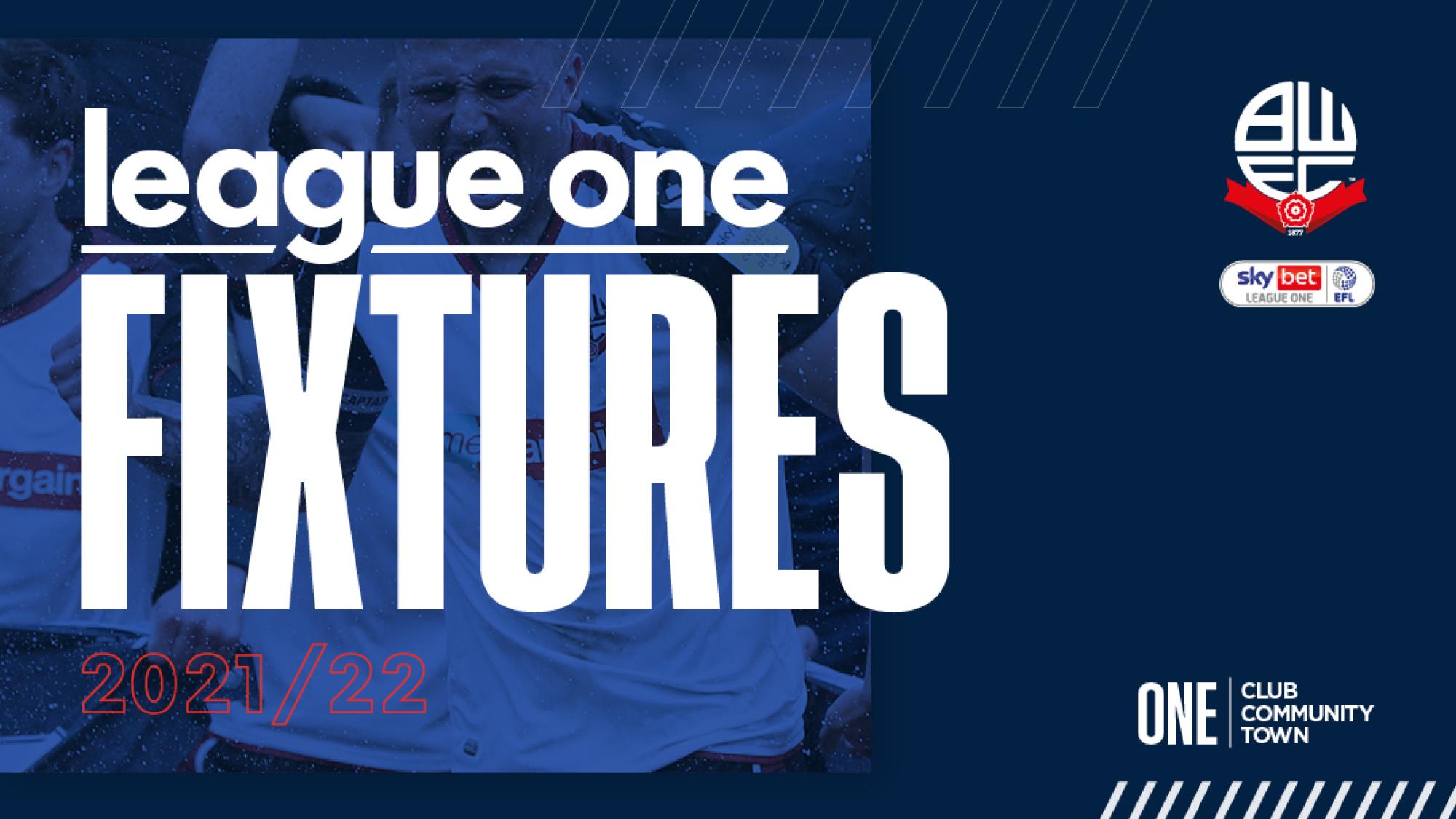 Wanderers’ Sky Bet League One Fixtures Confirmed | Bolton Wanderers FC