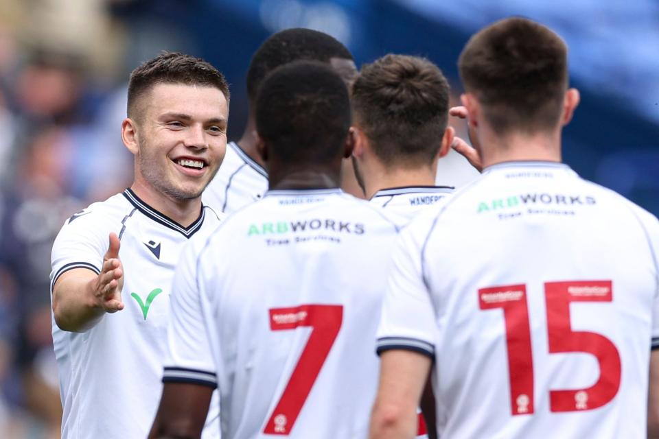 Morley team celebration West Brom