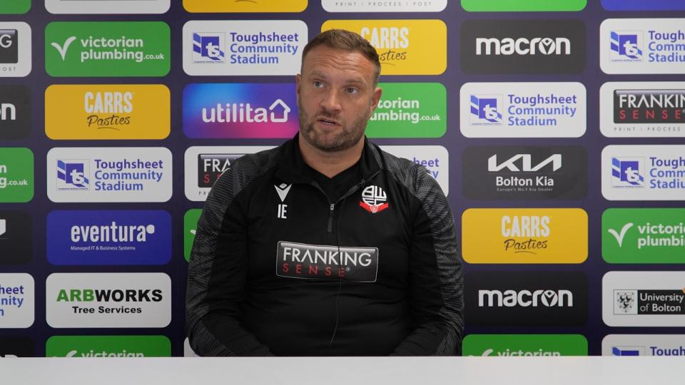 Ian Evatt pre-Barrow presser