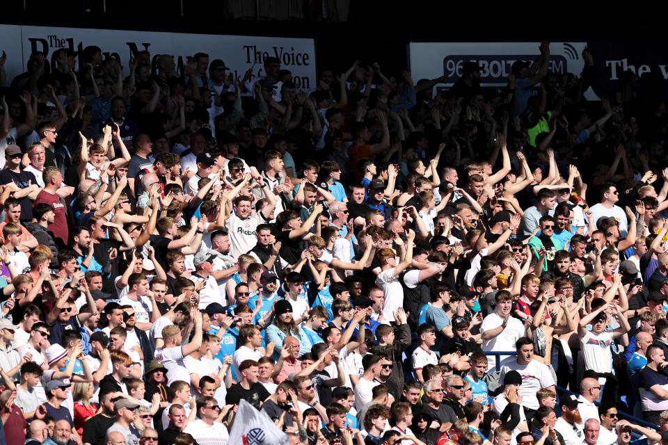 Bolton fans at home