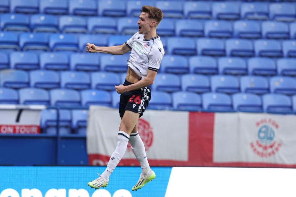Zac Ashworth celebration