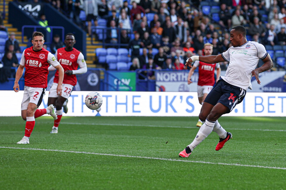 Victor Adeboyejo first goal Fleetwood