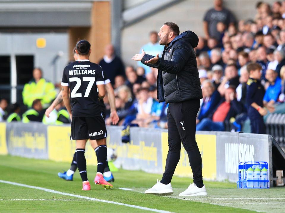 Evatt Williams touchline Burton