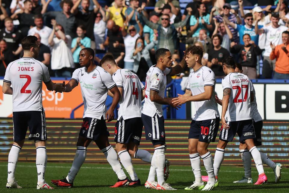 Charles penalty celebration