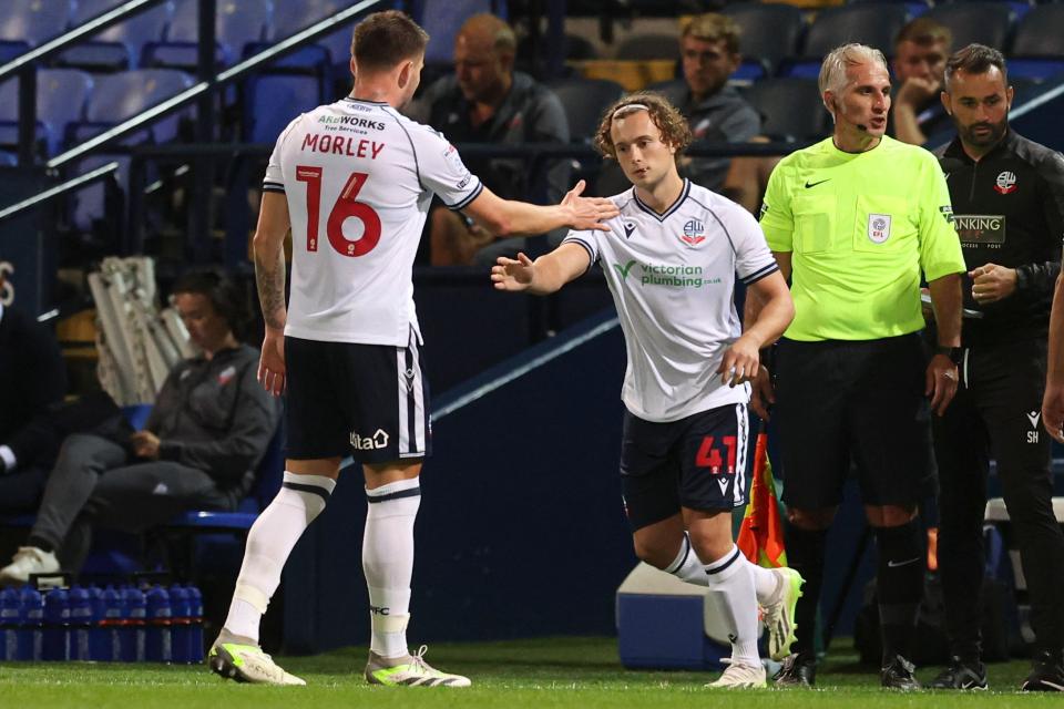 Luke Matheson substitute Salford