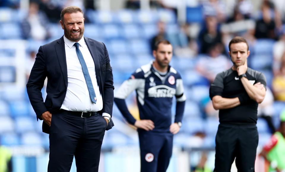 Evatt look touchline Reading