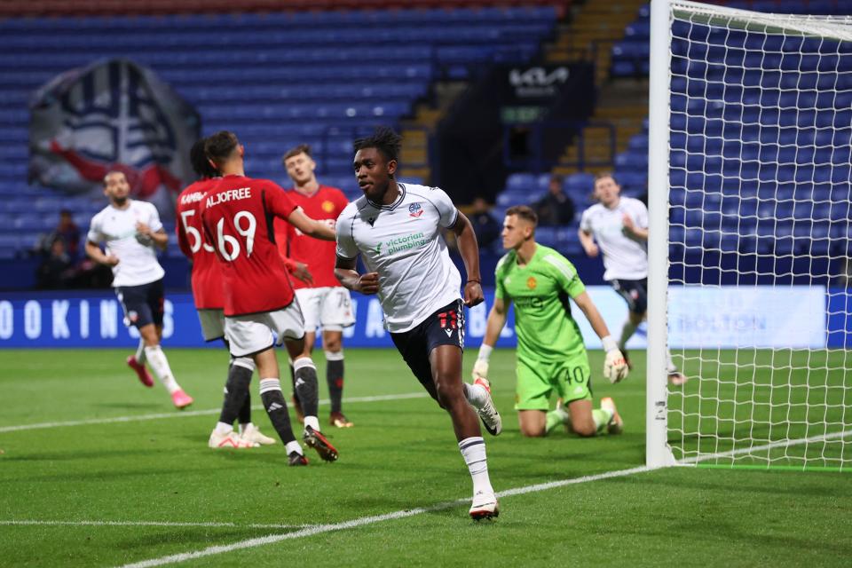 Nlundulu goal celebration