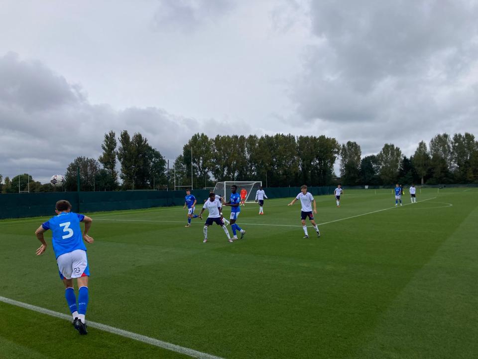 Wanderers B Stockport action