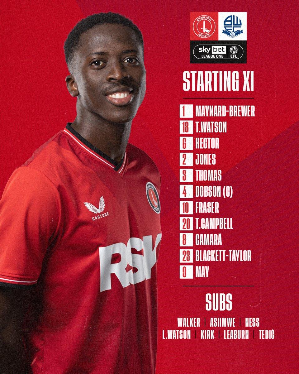charlton team news