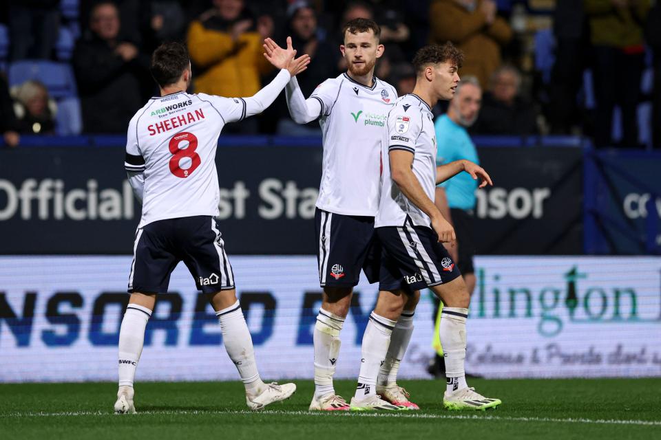 Iredale Sheehan celebration Stevenage