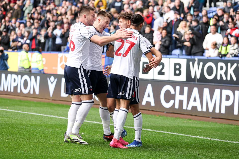 Team celebration Northampton