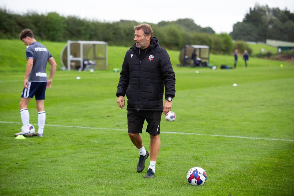 Julian Darby training