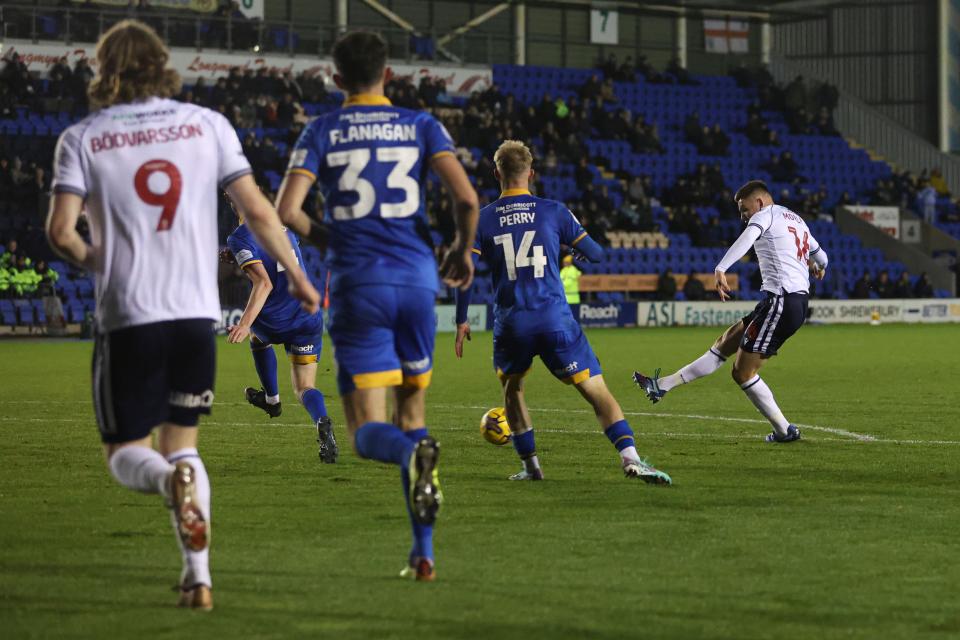Morley goal Shrewsbury