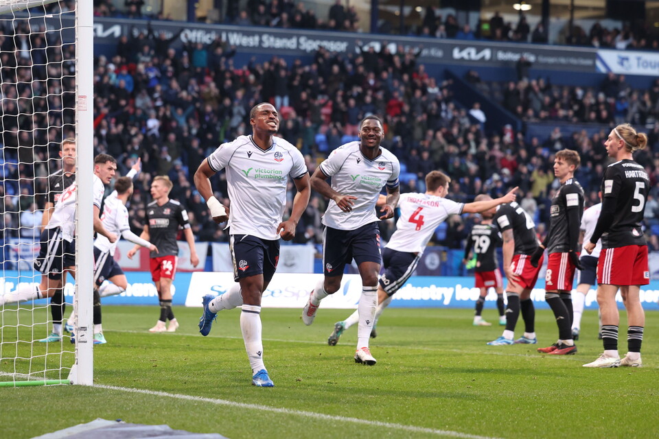 Adeboyejo celebration Exeter