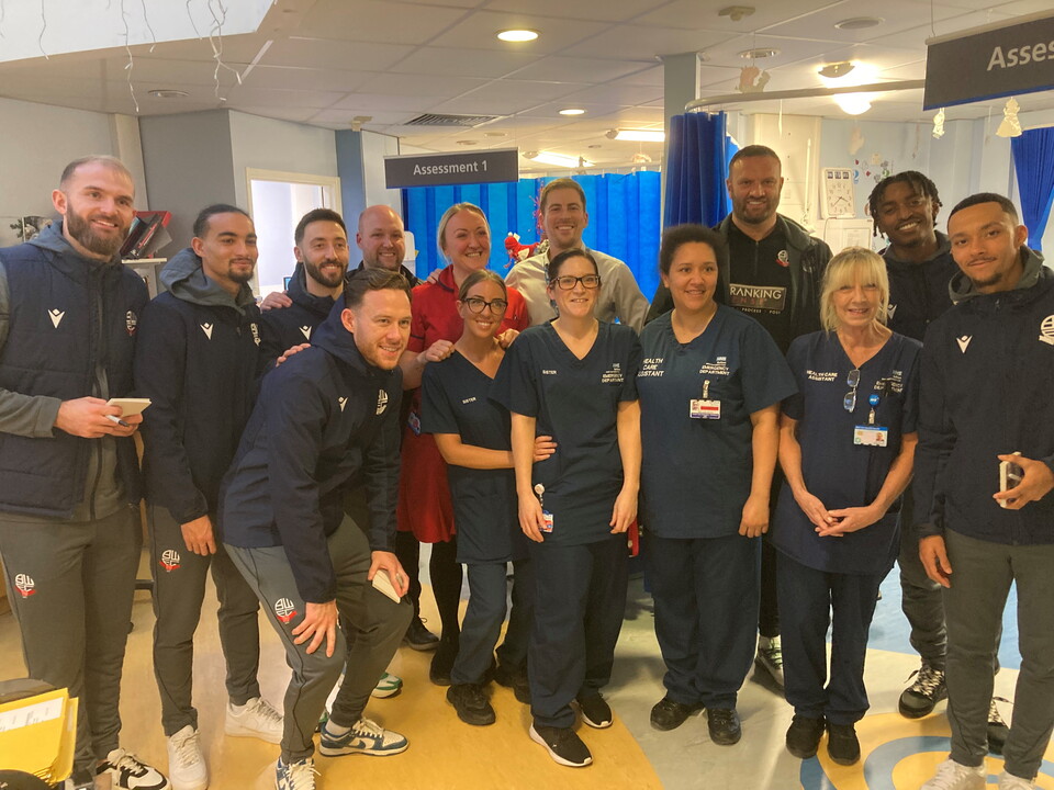 Bolton Hospital Christmas visit