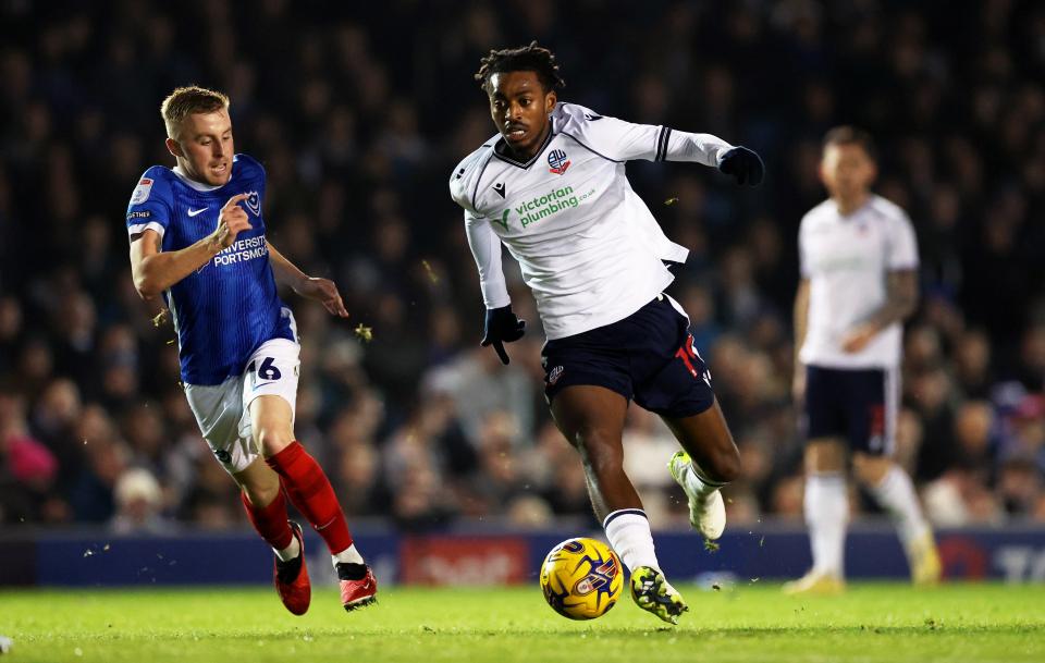 Paris Maghoma run Portsmouth