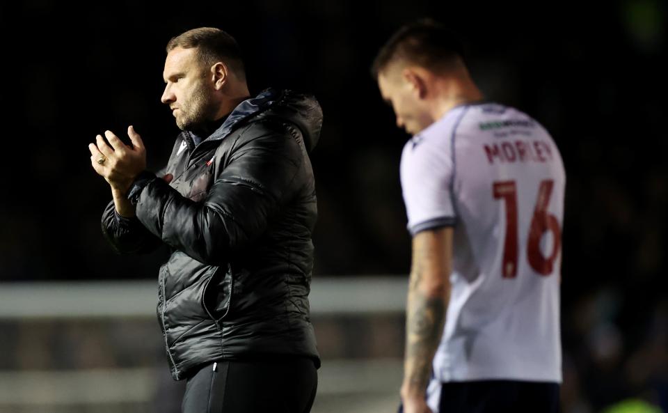 Evatt applauds fans Portsmouth
