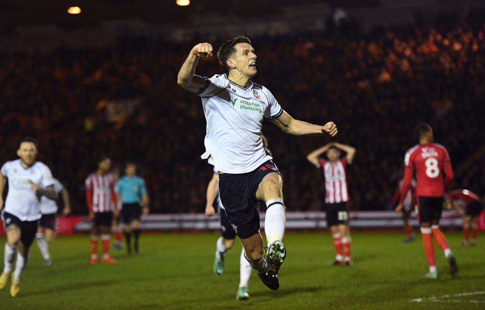 Toal celebration winner