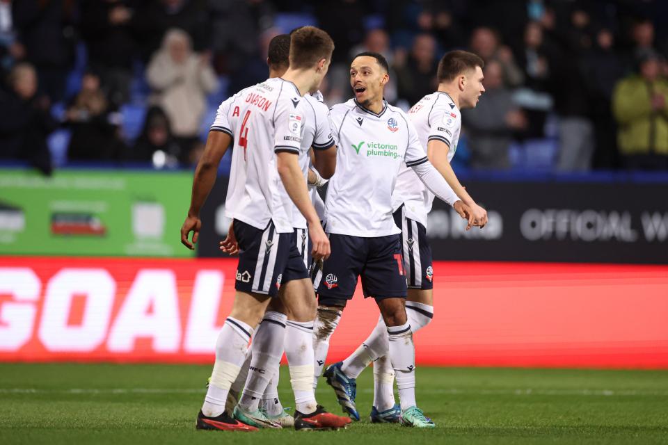Goal celebration Burton